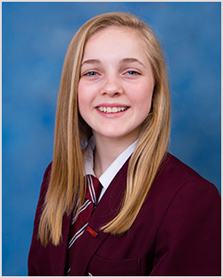 Blue Background Individual School Portrait